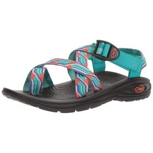 Chaco Teal Multicolor Strappy Sport Sandal